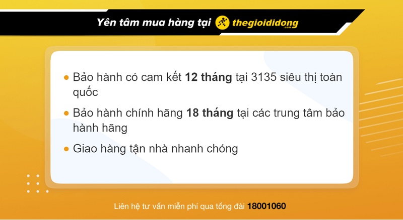 Ch&iacute;nh s&aacute;ch bảo h&agrave;nh sạc dự ph&ograve;ng tại Thế Giới Di Động